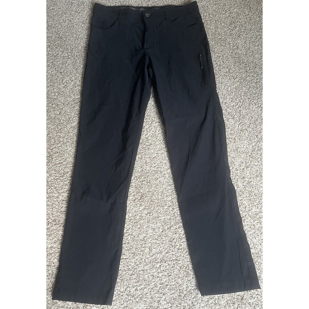 Men's Avalanche Black Outdoor Comfort Stretch Pant Size 32